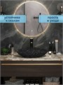 Раковина для ванной накладная Watersense Jessie W 60 черный мрамор W01882 W01882