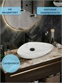 Раковина для ванной накладная Watersense Jessie W 60 белый мрамор W01886 W01886
