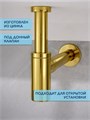Сифон для раковины в ванную Watersense Camila золото глянцевый W00398 W00398