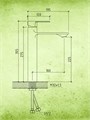 Смеситель для раковины Watersense Jessie высокий, хром W00336 W00336