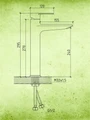 Смеситель для раковины Watersense Lana высокий, черный матовый W00346 W00346