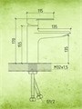 Смеситель для раковины Watersense Lana, черный матовый W00347 W00347