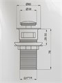 Донный клапан для раковины без перелива Watersense Belinda черный матовый W00419 W00419