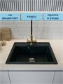 Мойка для кухни 60х51 черная матовая Watersense Amelia Maxi W01732 W01732