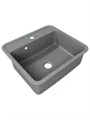 Мойка для кухни 56х50 темно-серая матовая Watersense Alina W02369 W02369