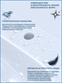 Тумба подвесная с раковиной для ванной 40 см Teymi Бьёрке фасад графит волна раковина Vitra 40 левая F18289 1227623