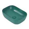Раковина накладная ABBER Rechteck AC2200MBG темно-зеленая матовая 5817 - фото 56506