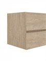 Тумба подвесная с раковиной для ванной 60 см Laina дуб светлый раковина Ritta 60 F16033 1224852