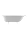 Ванна из искусственного камня встраиваемая, в комплекте с ногами BelBagno BB-DELTA-170-75-46-MR-W-MATT-LEG-SET BB-DELTA-170-75-46-MR-W-MATT-LEG-SET