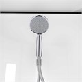 Душевая кабина Loranto NEO 90x90x(190+15) с низким поддоном 15см, прозрачное закаленное стекло 5 мм, задние стеклянные стенки белые, профиль черный-матовый (CS-22110) CS-22110