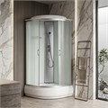 Душевая кабина LORANTO CS-6610-25 F 100х100х215 матовое стекло 4 мм, поддон 25 см CS-6610-25 F