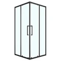 Душевое ограждение Loranto 120х80х190 CS-AB01B-128 черный матовый CS-AB01B-128