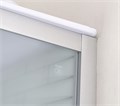 Душевая кабина Loranto 80х80х215 поддон 25см, белый кирпичный узор, матовое стекло 4мм, профиль хром (CS-6680-25FW) CS-6680-25FW 80