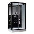 Душевая кабина Loranto CS 129 3A R 90*150*235 правосторонняя, прозрачное стекло 6 мм., профиль черный (00054496) 00054496