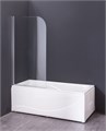 Шторка для ванны  Loranto  65х120 цвет профиля хром (CS-F01 120*65) CS-F01 120*65