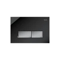Клавиша смыва IDDIS Юнигласс (Uniglass) 010 универсальная черное стекло (UNG10GBi77) UNG10GBi77