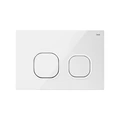 Клавиша смыва IDDIS Юнигласс (Uniglass) 001 белая (UNG01GWi77) UNG01GWi77