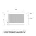 Клавиша смыва IDDIS Юнификс (Unifix) механическая, черный матовый (UNIS1MBi77) UNIS1MBi77