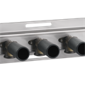 Gessi HI-FI термостат с полочкой, до 5 функций одновременно, 1/2" соединение, скрытая часть, цвет хром 63027.031