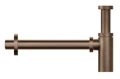 Gessi сифон округлый, цвет Copper Brushed PVD 01377.708