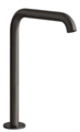 Gessi Flessa излив отдельностоящий, высота 230 мм, цвет Black Metal Brushed PVD 54093.707