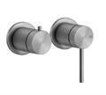 Gessi Bath-Shower 316 смеситель настенный, однорычажный на 2 выхода, внешняя часть, цвет Steel Brushed 54077.239