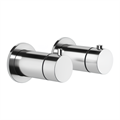 Gessi термостат встраиваемый с переключателем на 3 выхода, внешняя часть, цвет хром 63335.031