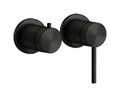 Gessi Bath-Shower 316 смеситель настенный, однорычажный на 2 выхода, внешняя часть, цвет Matte Black 54077.299