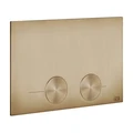 Gessi Total Look клавиша смыва Tece (TeceProfil, TeceBox), цвет Warm Bronze Brushed PVD 54617.726