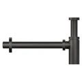 Gessi сифон округлый, цвет Black Metal Brushed PVD 01377.707