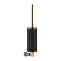 Gessi Inciso ёршик ?75x425h мм, колба чёрный композитный материал, настенный держатель, цвет Copper PVD 58520.030