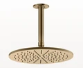 Gessi Inciso Shower верхний душ ?300 мм, шарнирный с защитой от известкового налёта, потолочный держатель 264 мм, цвет Warm Bronze Brushed PVD 58252.726