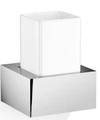 Стакан DECOR WALTHER BRICK 0591900 подвесной цвет белый хром 0591900