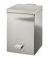 Мусорное ведро с педалью DECOR WALTHER CORNER 0614576 напольное с системой плавного опускания крышки цвет сталь матовая 0614576