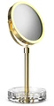 Косметическое зеркало DECOR WALTHER KRISTALL 0941856 настольное цвет золото кристальный 0941856