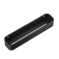 Душевая полочка DECOR WALTHER STONE DW 0973965 настенная цвет черный матовый сталь матовая 0973965