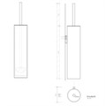 Ершик DECOR WALTHER MIKADO 0521300 подвесной цвет хром 521300