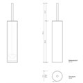 Ершик DECOR WALTHER MIKADO 0521450 напольный цвет белый матовый 521450