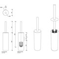 Ершик DECOR WALTHER BAR 0856960 подвесной цвет черный матовый 856960