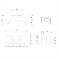 Крючок DECOR WALTHER CONTRACT 0650460 подвесной цвет черный матовый 0650460