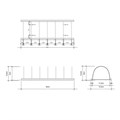 Полотенцедержатель DECOR WALTHER BASIC 0846800 настольный цвет хром 0846800