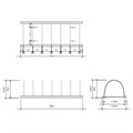 Полотенцедержатель DECOR WALTHER BASIC 0846860 настольный цвет черный матовый 0846860