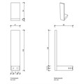 Держатель туалетной бумаги DECOR WALTHER CONTRACT 0650200 подвесной цвет хром 0650200
