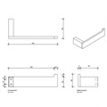 Держатель туалетной бумаги DECOR WALTHER CONTRACT 0650100 подвесной цвет хром 0650100