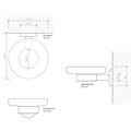 Мыльница DECOR WALTHER BASIC 0530760 подвесная цвет черный матовый 0530760