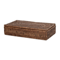 Контейнер DECOR WALTHER BASKET 0941592 с крышкой цвет ротанг темный 0941592