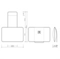 Подушка для ванной DECOR WALTHER LOFT 0952155 с противовесом цвет белый 0952155