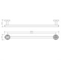 Полотенцедержатель DECOR WALTHER BASIC 0531360 подвесной цвет черный матовый 0531360
