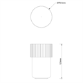 Стакан DECOR WALTHER OF.LINE 0671345 настольный цвет Champagner/Dune 0671345