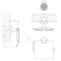 Держатель туалетной бумаги DECOR WALTHER BA 0530260 настенный 0530260